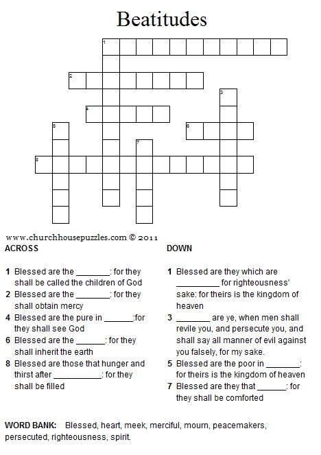 beatitudes-crossword-puzzle